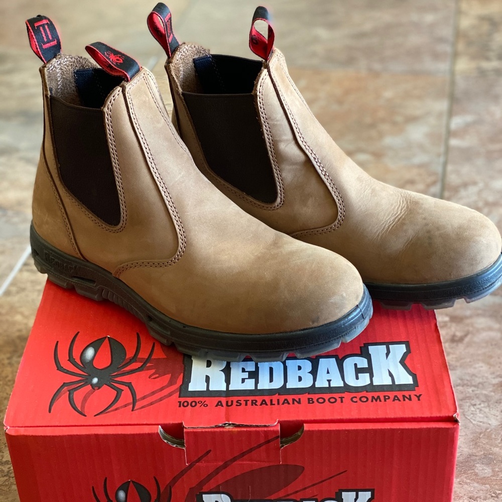 REDBACK Bobcat Work boots leather 12 usa